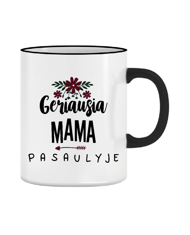 Puodelis Geriausia mama Puodelis Geriausia mama